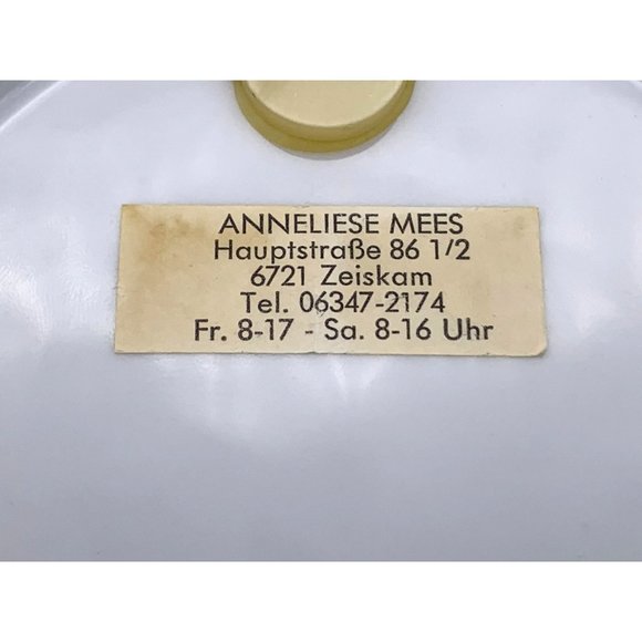 Vintage Hand Painted Plate w/ Floral Design - Anneliese Mees - Germany - 7.25" - Picture 7 of 7